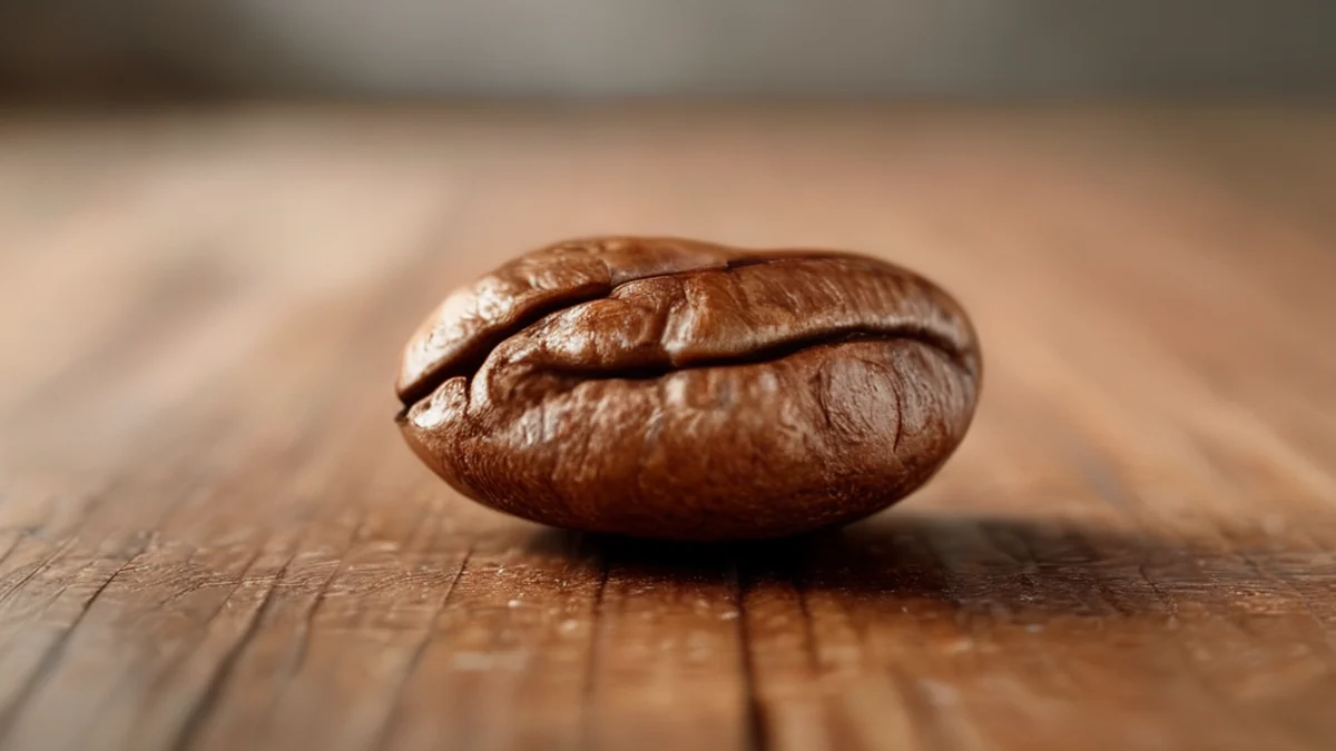 Une noix de café est une graines trouvée à l'intérieur d'une fruit de café.