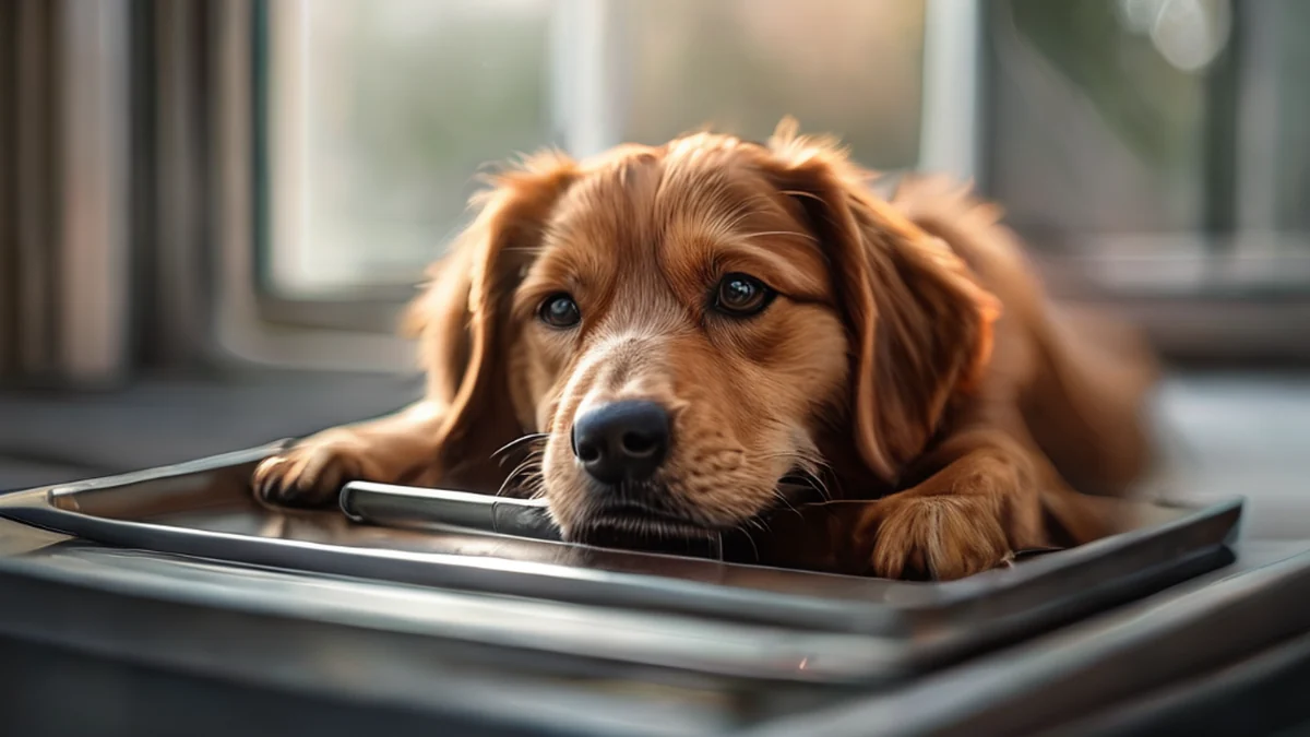 Sleutel in de vorm van een hond.